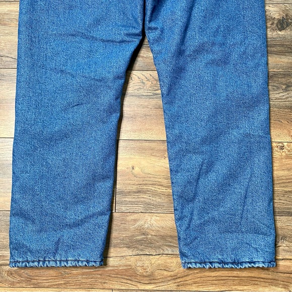 NWT Wrangler lined Blue Jeans 46x32 INSULATED NEW Pants - Picture 6 of 10